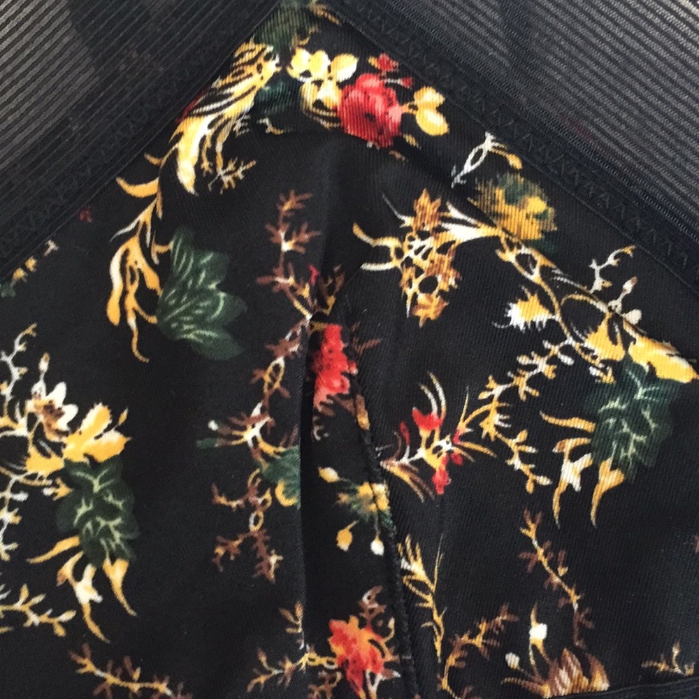 NWT- Sam Edelman Black Floral Bralette - Sz S - Picture 6 of 9